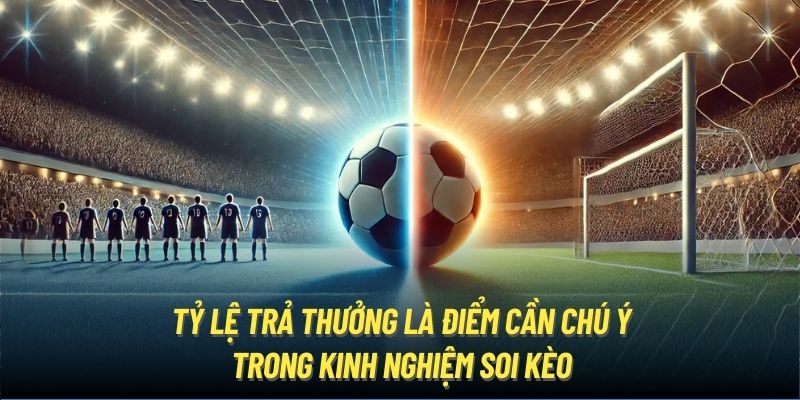 Tỷ lệ trả thưởng là điểm cần chú ý trong kinh nghiệm soi kèo