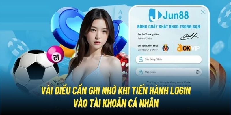 Vài điều cần ghi nhớ khi tiến hành login vào tài khoản cá nhân