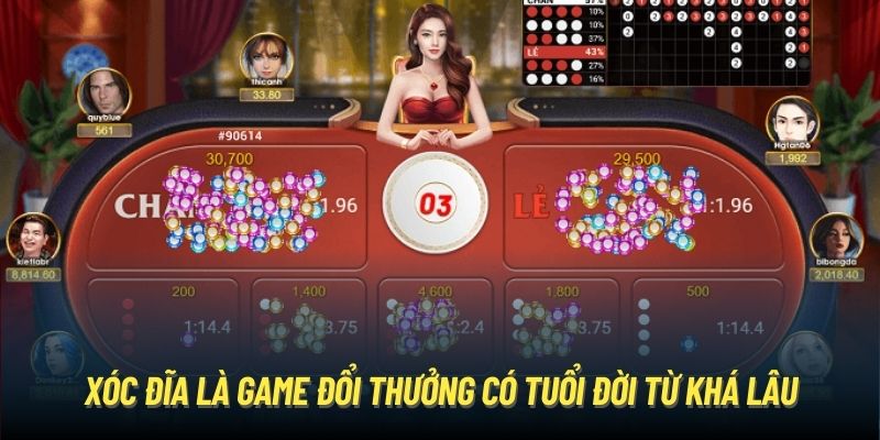 Xóc đĩa là game đổi thưởng có tuổi đời từ khá lâu